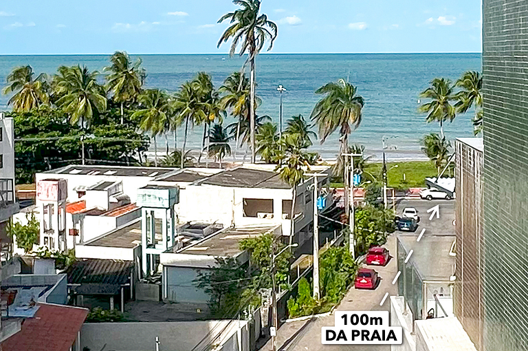 Mahalo Cabo Branco Flat 4 Pessoas 100m Praia