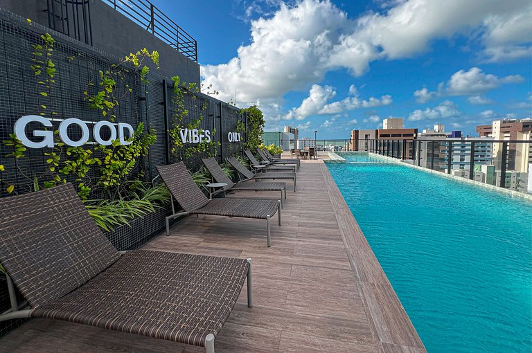 Move Tambaú Studio Rooftop Piscina Prox Praia