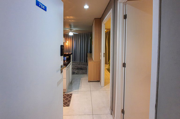 Flat Luxo 4 Pessoas 500m Praia Meireles Compact