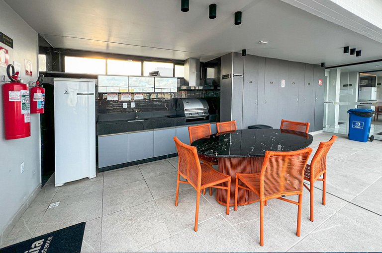 Intermares Moderno Studio 3 pessoas 300m Praia