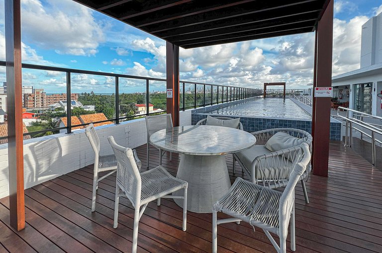 Intermares Moderno Studio 3 pessoas 300m Praia