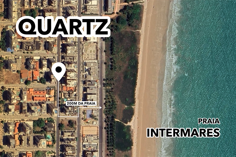 Intermares Quartz Studio Luxo 2 Pessoas 150m Praia