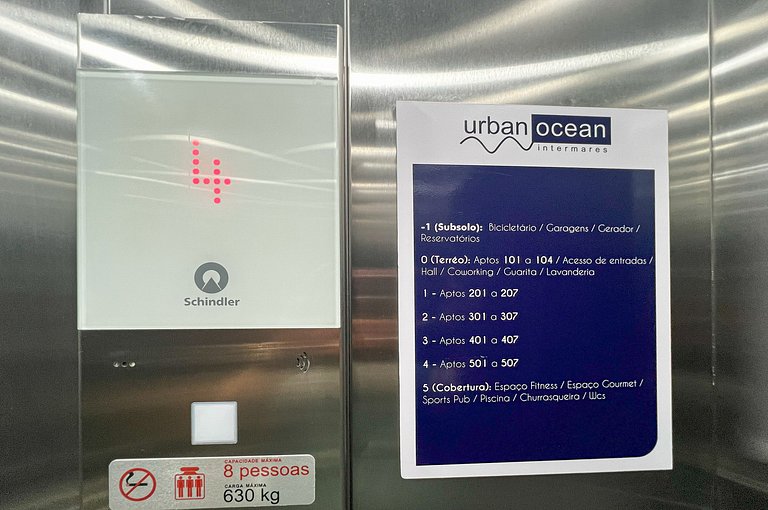 Urban Ocean Intermares 4 Pessoas 100m Praia