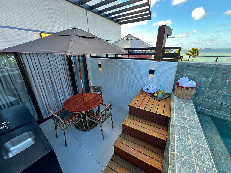 Get Sense Cobertura Premium Vista Mar com Piscina