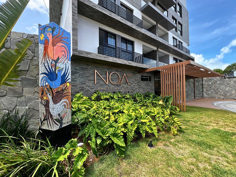 Noa Ponta de Campina 3min Praia Flat 4 Pessoas