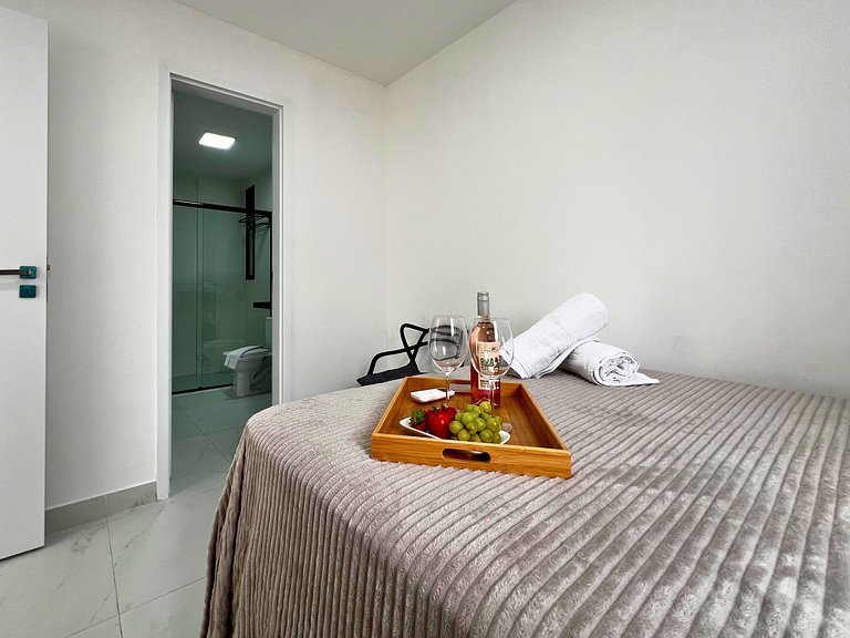 Noa Ponta de Campina 3min Praia Flat 4 Pessoas